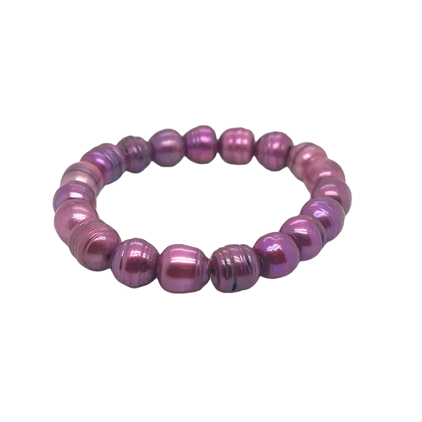 Pink Freshwater Pearl Bead Bracelet Mitchell's Jewelry Norman, OK