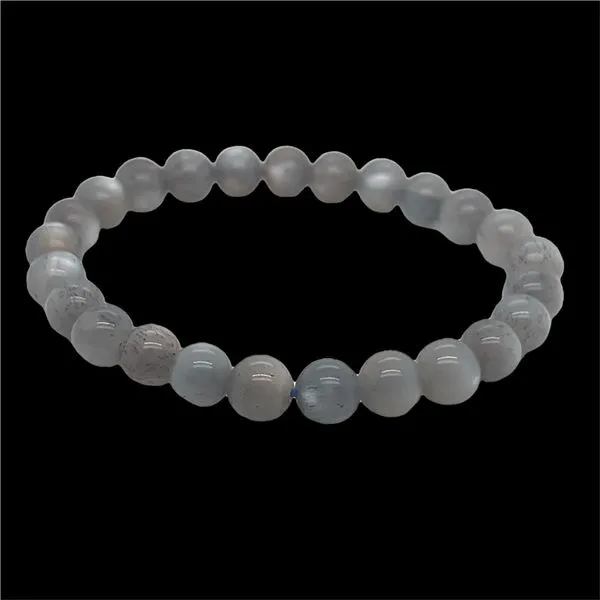 Grey Moonstone Bead Bracelet Mitchell's Jewelry Norman, OK