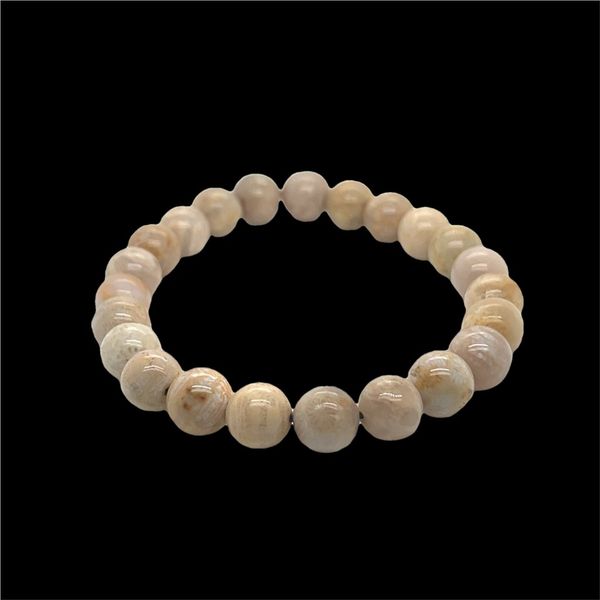 Coral Fossil Bead Bracelet Mitchell's Jewelry Norman, OK