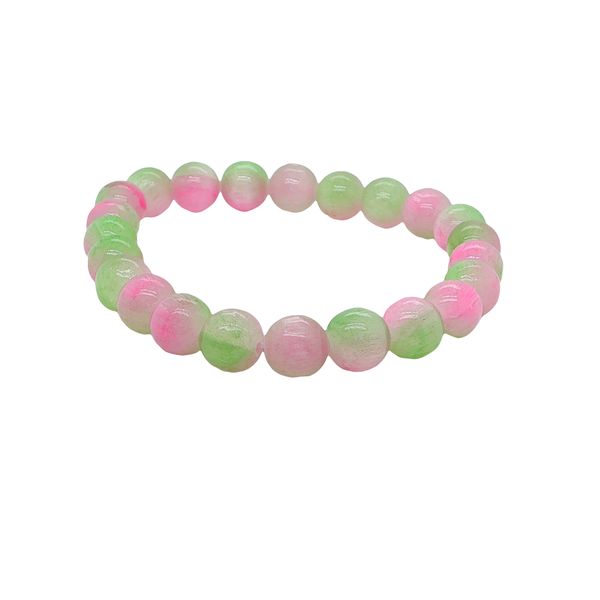 Pink And Green Selenite Bracelet Mitchell's Jewelry Norman, OK