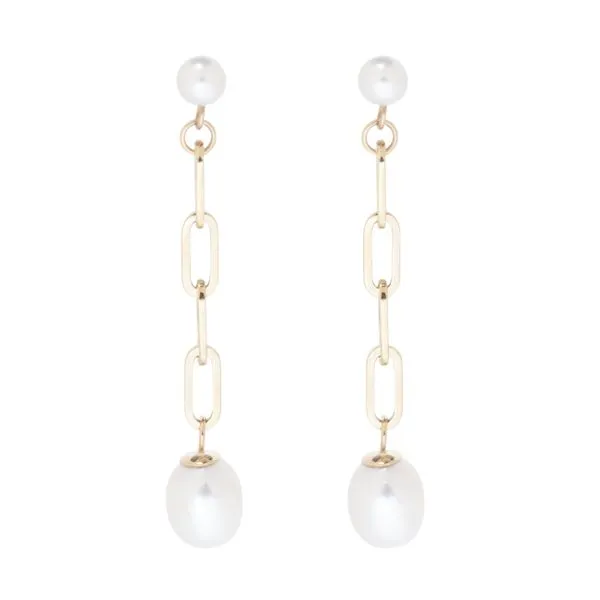 Pearl Drop Earrings Mitchell's Jewelry Norman, OK
