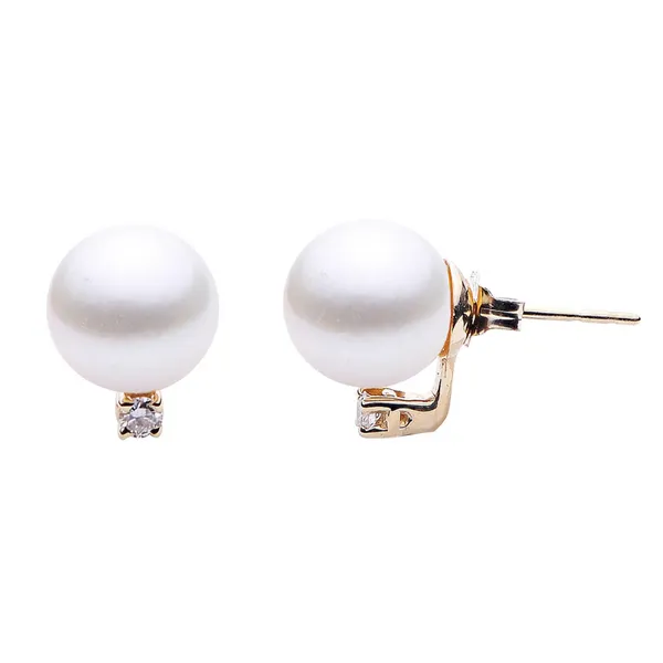 Pearl And Diamond Earrings Mitchell's Jewelry Norman, OK