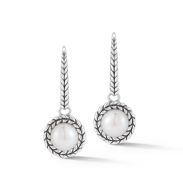 Pearl Drop Earrings By Jai Mitchell's Jewelry Norman, OK