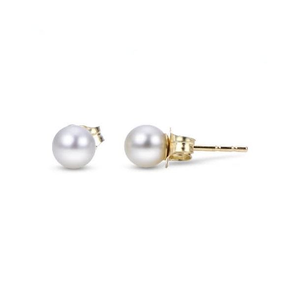 Classic Pearl Stud Earrings Mitchell's Jewelry Norman, OK