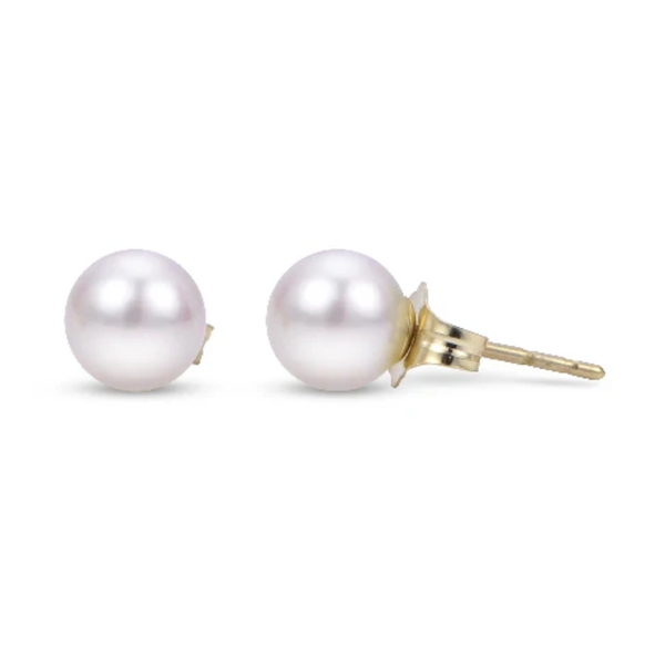 Classic Pearl Stud Earrings Mitchell's Jewelry Norman, OK