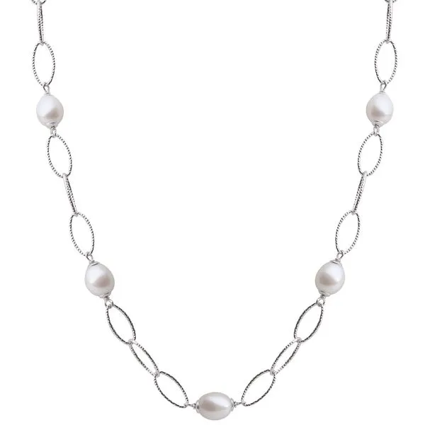 Pearl Station Necklace Mitchell's Jewelry Norman, OK