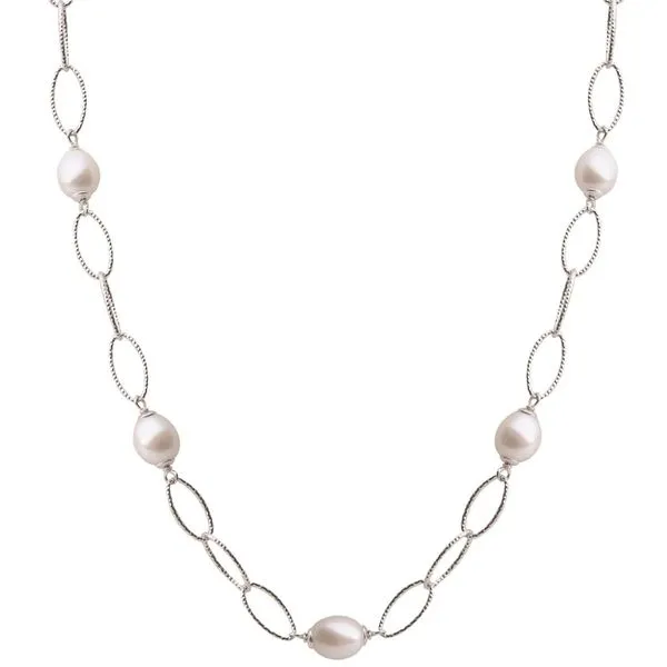 Pearl Station Necklace Mitchell's Jewelry Norman, OK