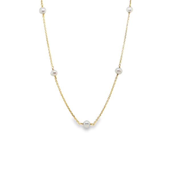 Pearl Station Necklace Mitchell's Jewelry Norman, OK
