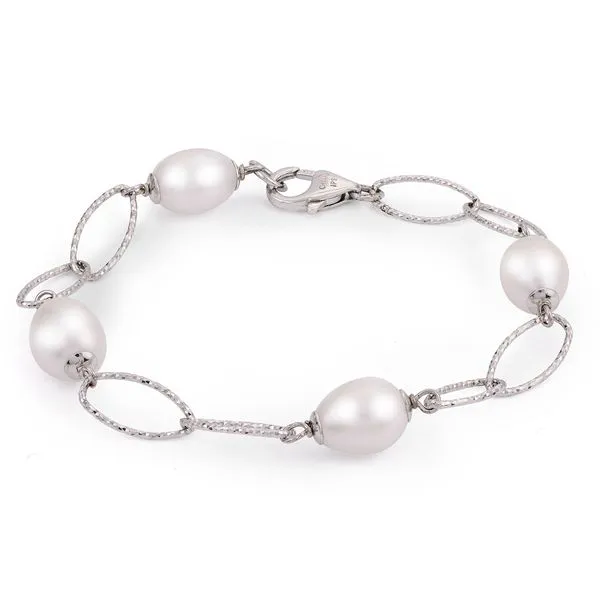 Silver Pearl Bracelet Mitchell's Jewelry Norman, OK