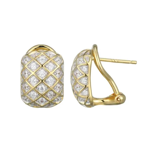 Plated CZ Earrings Mitchell's Jewelry Norman, OK