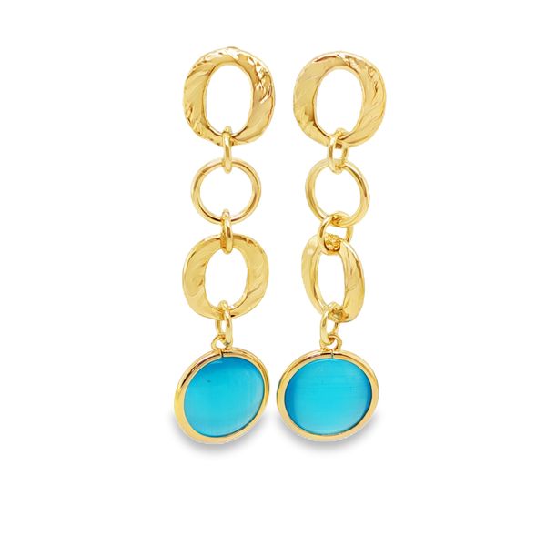 Riviera Aquamarine Earrings Mitchell's Jewelry Norman, OK