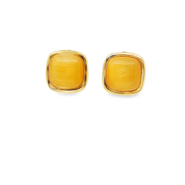 Honey Crystal Stud Earrings Mitchell's Jewelry Norman, OK