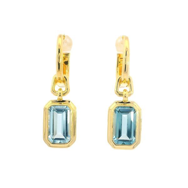 Created Sapphire Earrings Mitchell's Jewelry Norman, OK