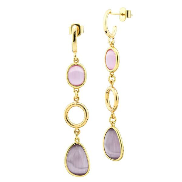Rhine Gold Earrings Mitchell's Jewelry Norman, OK