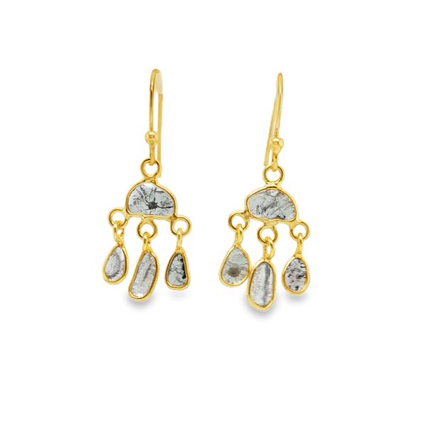 Diamond Chip Drop Earrings Mitchell's Jewelry Norman, OK