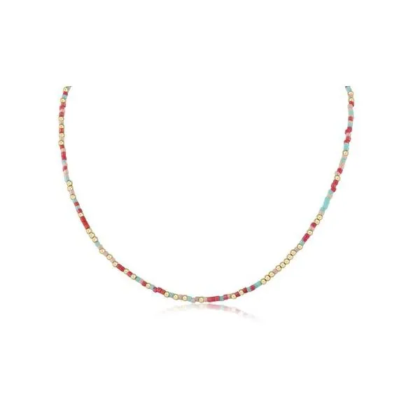 Watermelon Sugar Beaded Choker by E Newton Mitchell's Jewelry Norman, OK