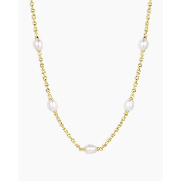 Stationary Pearl Necklace By Gorjana Mitchell's Jewelry Norman, OK