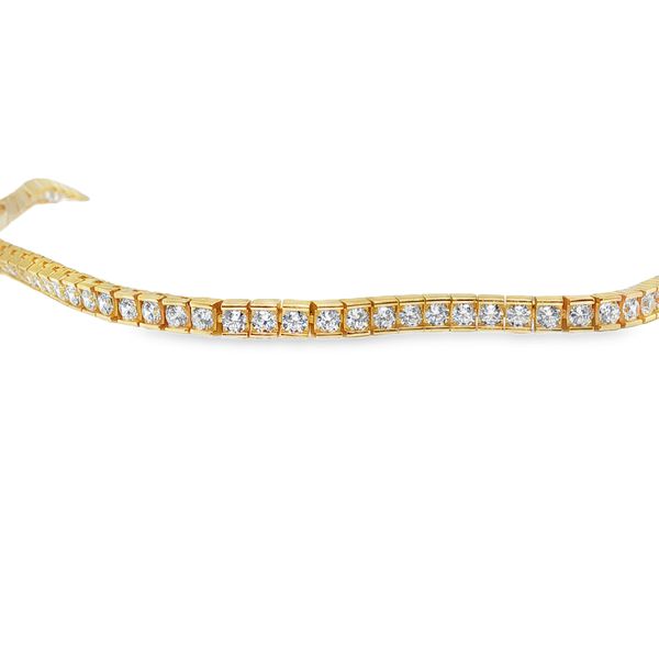 Gold Plated Tennis Necklace Mitchell's Jewelry Norman, OK