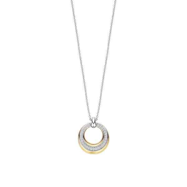 Gold Plated Circle Necklace Mitchell's Jewelry Norman, OK