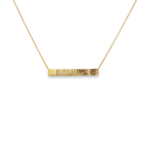 Gold Plated Diamond Necklace Mitchell's Jewelry Norman, OK