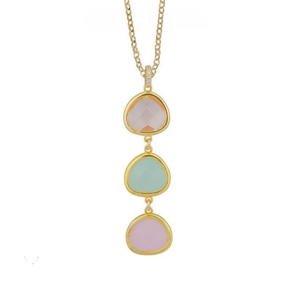 Bria Gold Plated Necklace Mitchell's Jewelry Norman, OK
