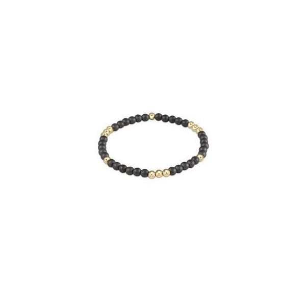 Worthy Pattern Hematite Bracelet by E Newton Mitchell's Jewelry Norman, OK