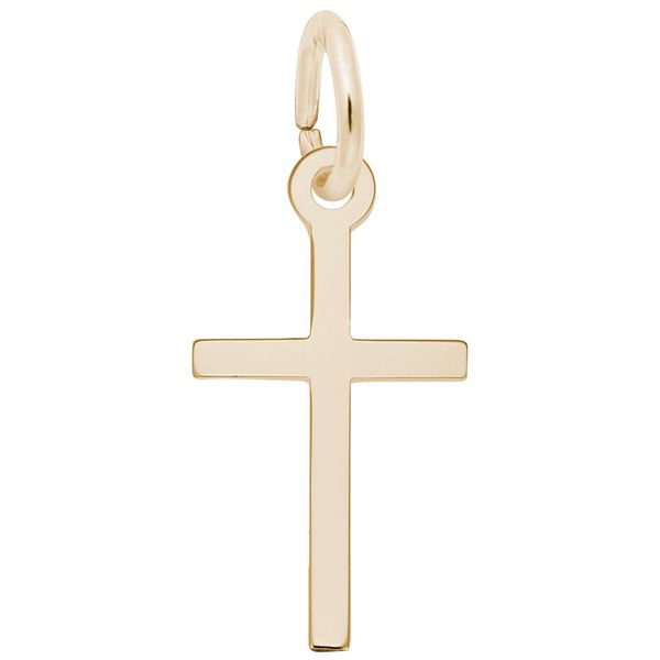 Gold Plated Cross Charm Mitchell's Jewelry Norman, OK