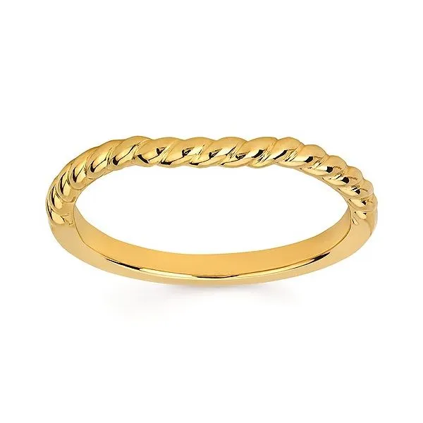 Gold Twisted Band Mitchell's Jewelry Norman, OK