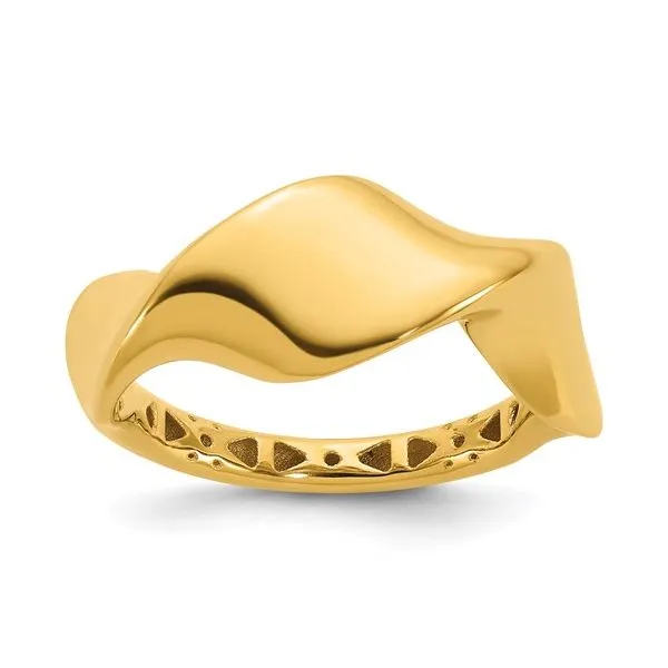 Polished Wavy Fashion Ring Mitchell's Jewelry Norman, OK