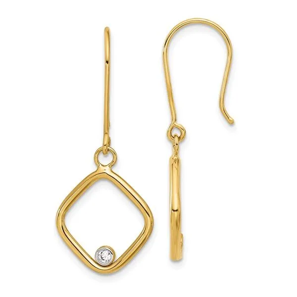 CZ Dangle Earrings Mitchell's Jewelry Norman, OK