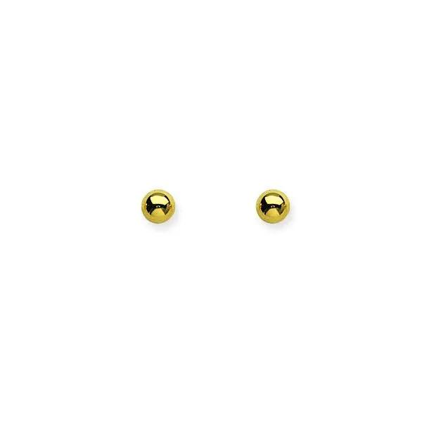 Polished Ball Stud Earrings Mitchell's Jewelry Norman, OK