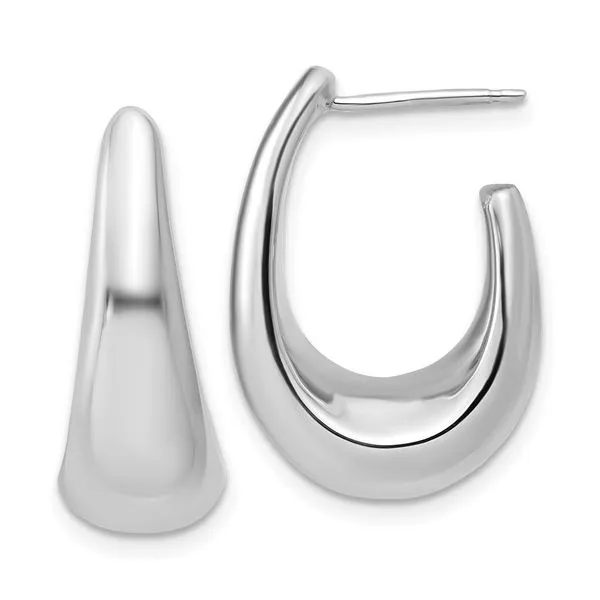 J-Hoop Earrings Mitchell's Jewelry Norman, OK
