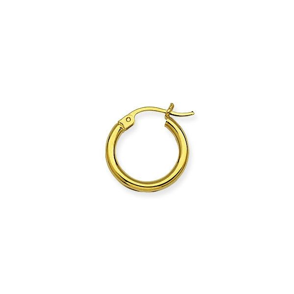 Yellow Gold Hoops Mitchell's Jewelry Norman, OK