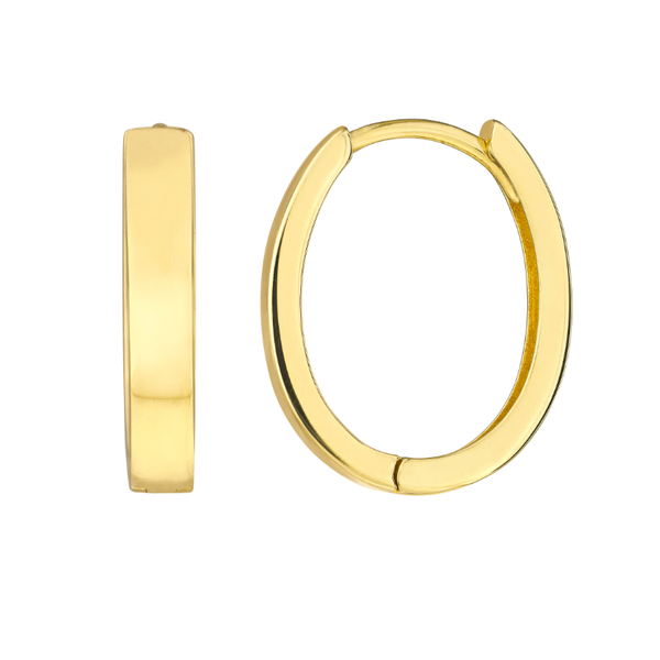 Oval Hoop Earrings Mitchell's Jewelry Norman, OK