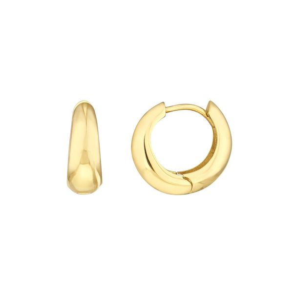 Small Puff Hoop Earrings Mitchell's Jewelry Norman, OK