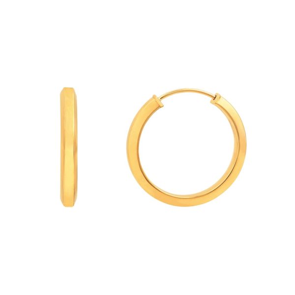 Gold Hoop Earrings Mitchell's Jewelry Norman, OK