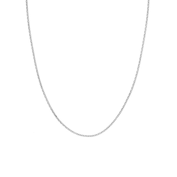Crystal Cable Chain in White Gold by Midas Mitchell's Jewelry Norman, OK