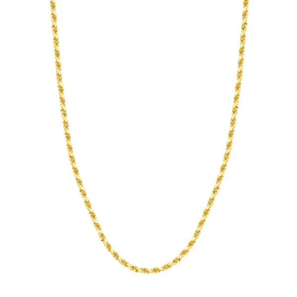 Yellow Gold Rope Chain by Midas Mitchell's Jewelry Norman, OK