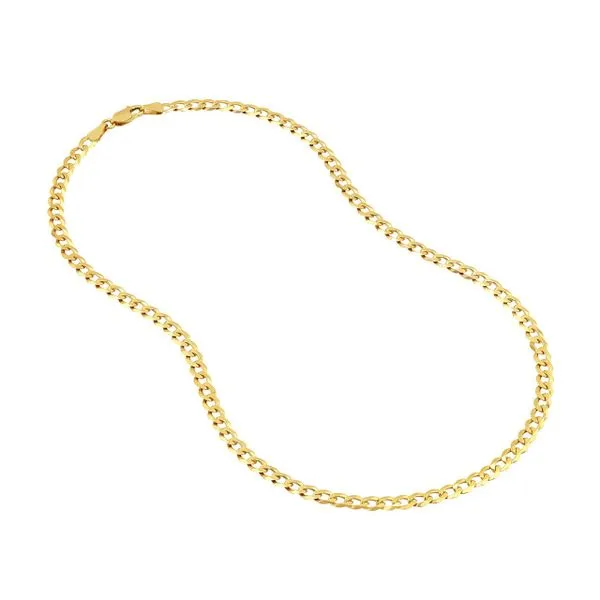 Yellow Gold Curb Chain by Midas Chain Mitchell's Jewelry Norman, OK