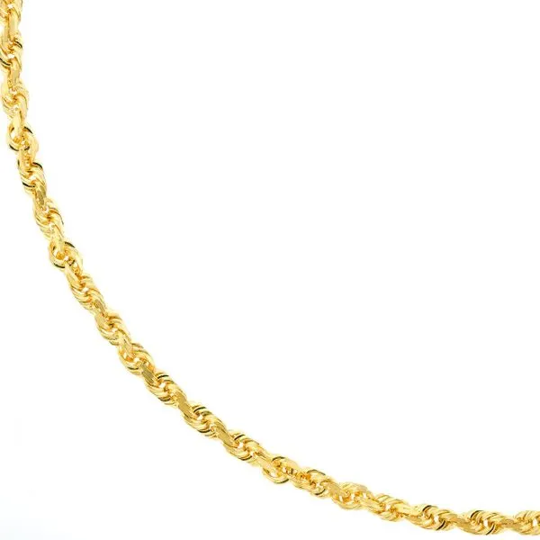 Yellow Gold Rope Chain by Midas Mitchell's Jewelry Norman, OK