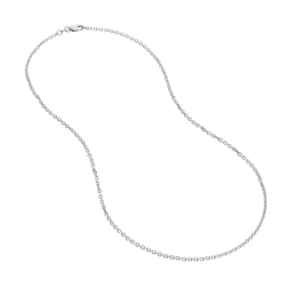 White Gold Cable Chain by Midas Mitchell's Jewelry Norman, OK