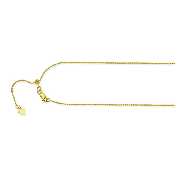 Adjustable Wheat Chain in Yellow Gold by Midas Mitchell's Jewelry Norman, OK
