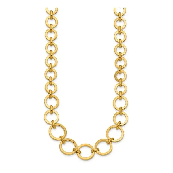 Graduated Circle Link Chain Mitchell's Jewelry Norman, OK