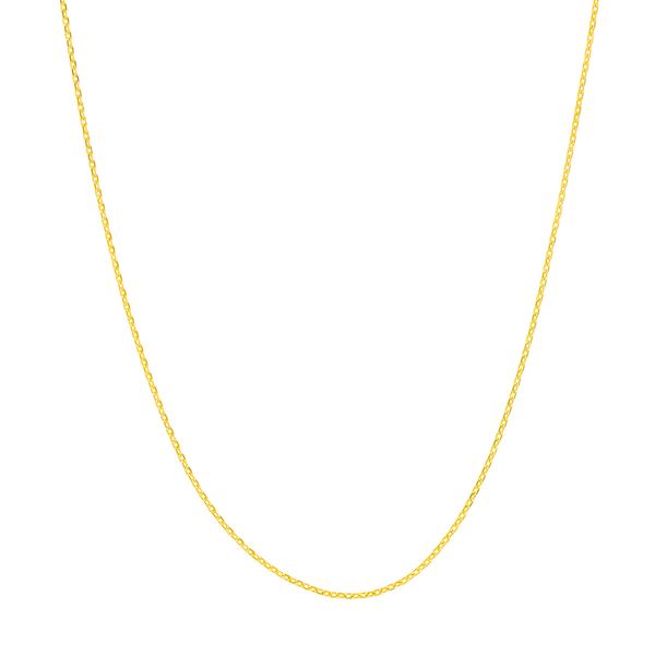 Gold Diamond Cut Cable Chain Mitchell's Jewelry Norman, OK
