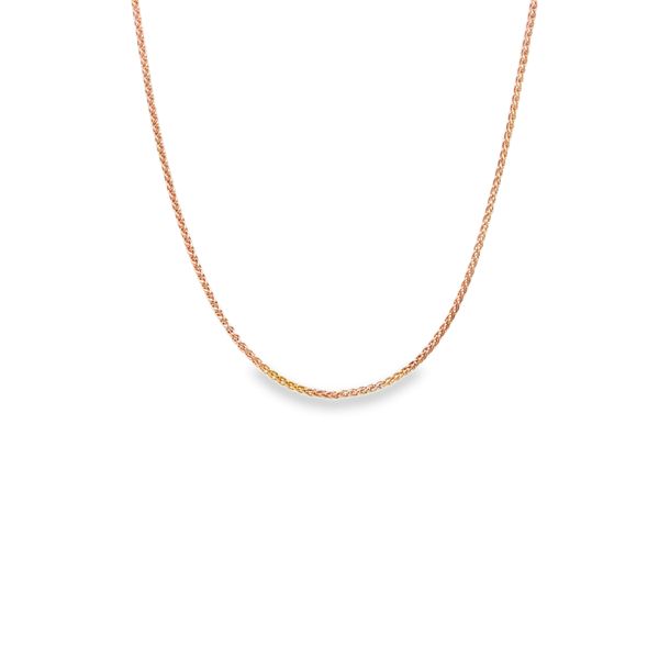 Rose Gold Wheat Chain Mitchell's Jewelry Norman, OK