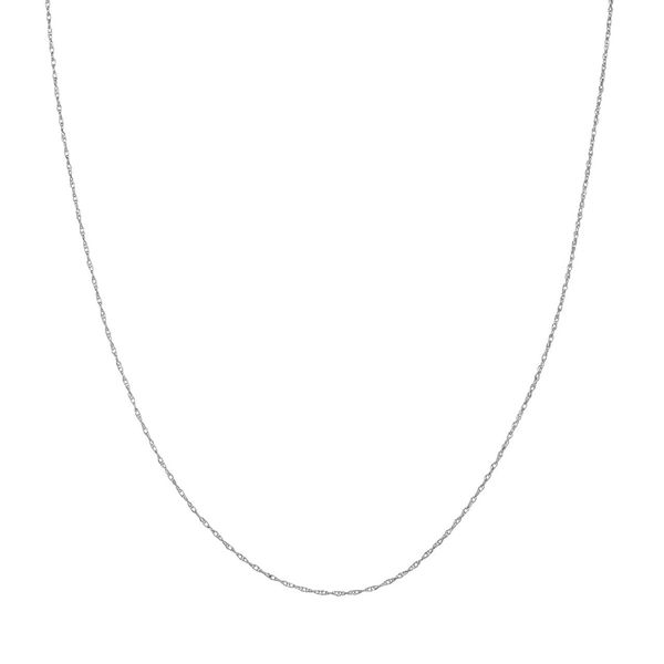 White Gold Rope Chain Mitchell's Jewelry Norman, OK
