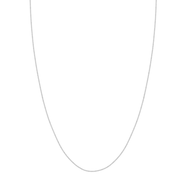 White Gold Adjustable Wheat Chain Mitchell's Jewelry Norman, OK