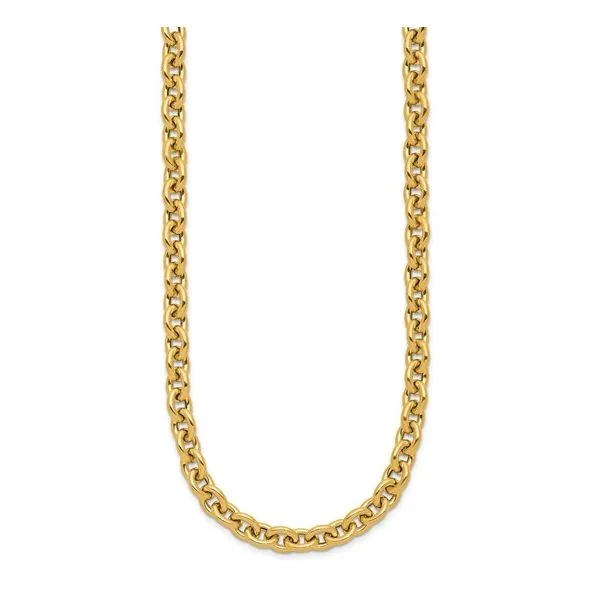 Polished Fancy Link Necklace Mitchell's Jewelry Norman, OK