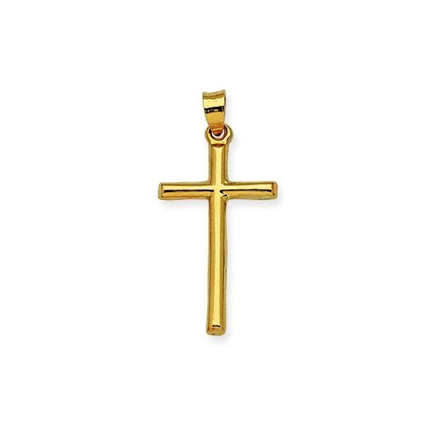 Gold Cross Charm by Midas Mitchell's Jewelry Norman, OK