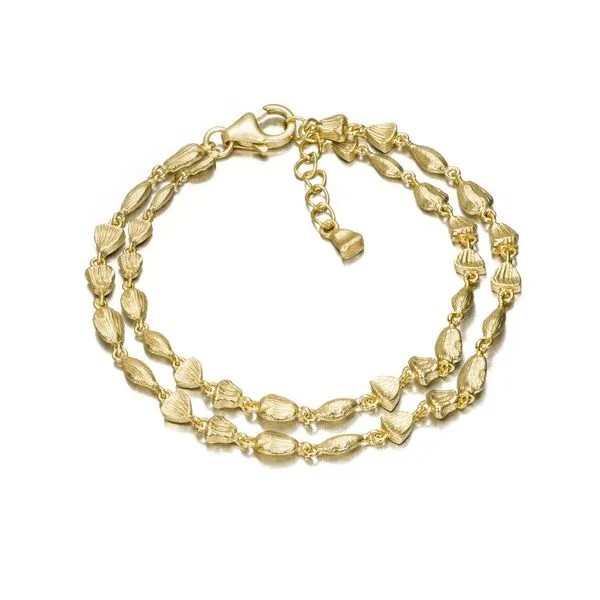Nugget Style Gold Bracelet by Jorge Revilla Mitchell's Jewelry Norman, OK